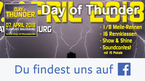 Day of Thunder - auf Facebook